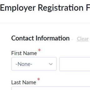 Fill in your contact information.