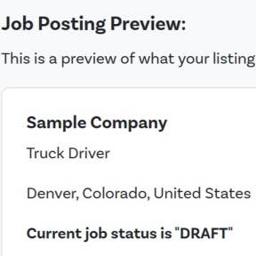 Review your listing.