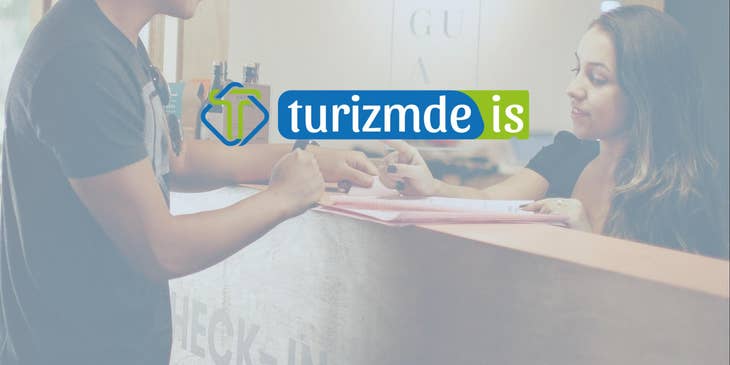 Turizmde İş logosu.