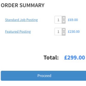 Complete the payment and post your job ad.