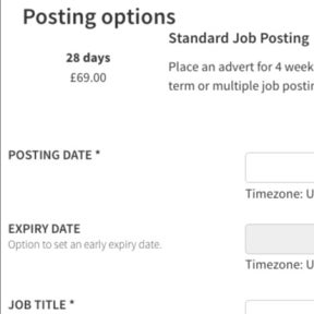 Create your job post.