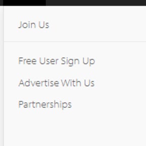 Select "Free User Sign Up."