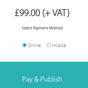 Click on "Pay & Publish."