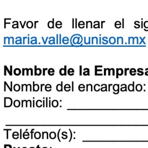 Envía el formato.
