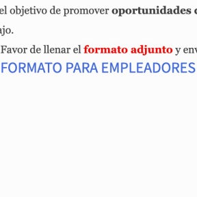 Obtén el formato para empleadores.