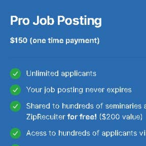 Upgrade your job post (optional).