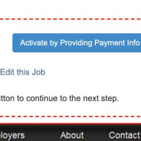 Review your job post.