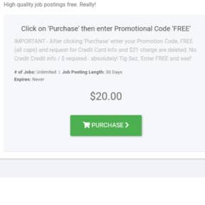Purchase credits.