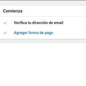 Verificar dirección de email.