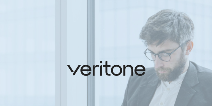 Veritone Hire logo.