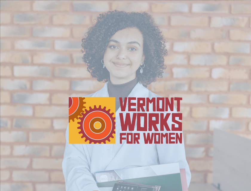 Vermont Works for Women Logo.