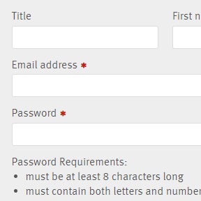 Create an employer account.