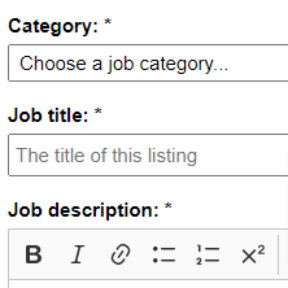 Create and submit your listing.