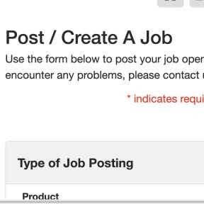 Create your job ad.