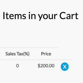 View your order summary.