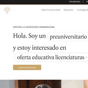 Visita el sitio web de la Universidad Panamericana.