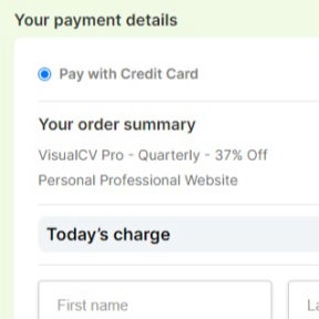 Choose a payment option.