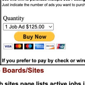 Pay for your posting.