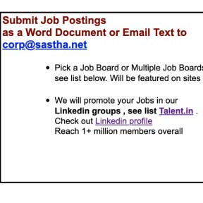 Submit your job posting.