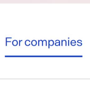 Click on "For companies."
