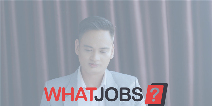 WhatJobs? logo.