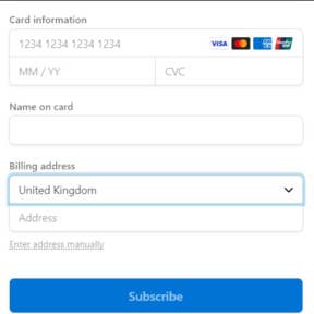 Complete the payment process.
