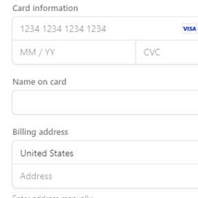 Complete the payment process.