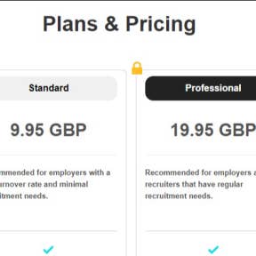 Select a subscription plan.
