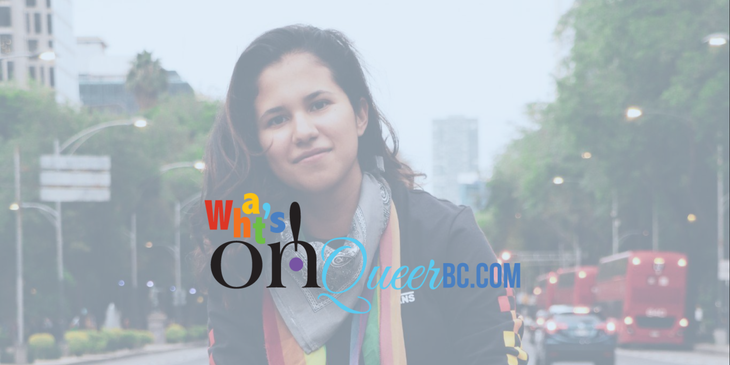 What's On! Queer BC logo.