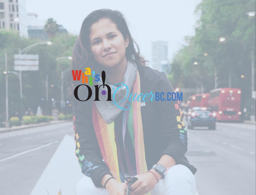 What's On! Queer BC logo.