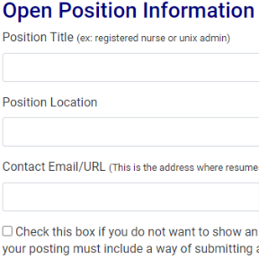 Create your listing.