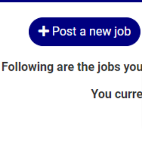 Start the job posting process.