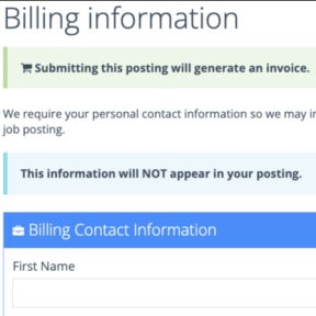 Enter your billing your details.