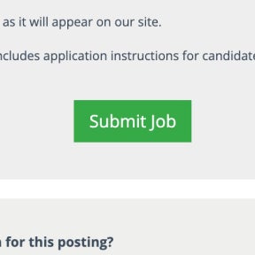 Review your job post.