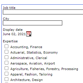 Fill out the job posting form.