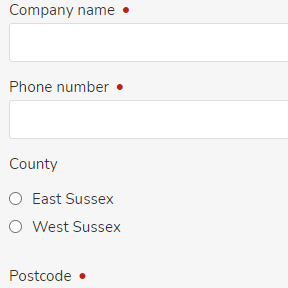 Register your company.