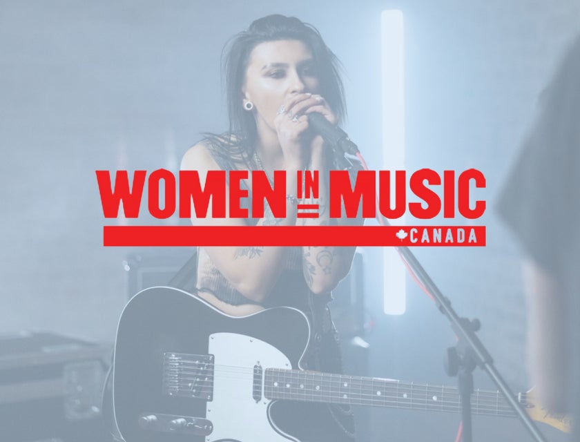 Women in Music Canada logo.