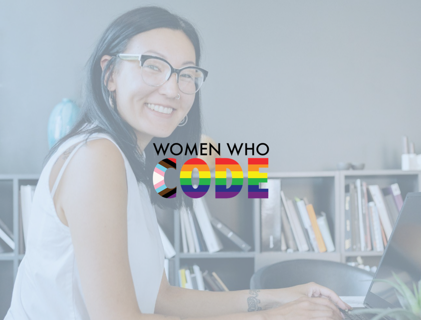 Women Who Code logo.