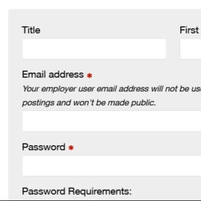 Fill in your employer details.