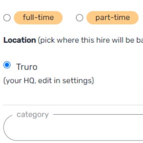 Create your job post.