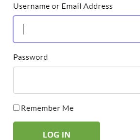 Log in to your account.
