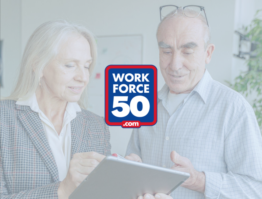 Workforce50.com logo.