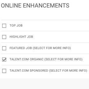 Select optional upgrades.