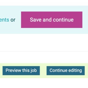 Review your job post.