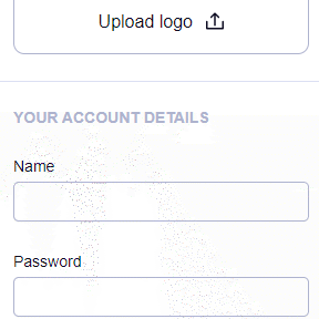 Add your company details.