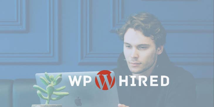 WPhired logo.