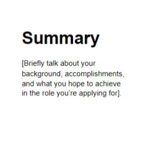Write a summary.