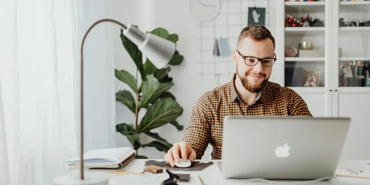 A home-based entrepreneur.