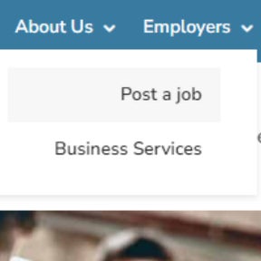 Click on "Post a job."