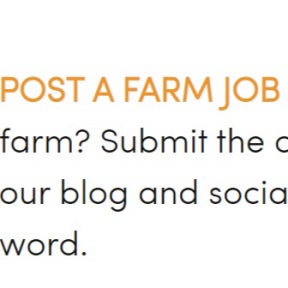 Click on "POST A FARM JOB."